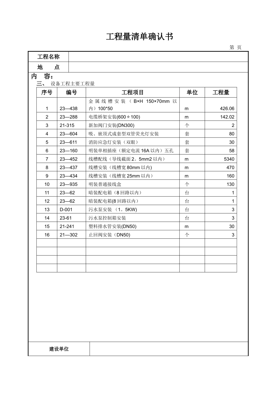 工程量清单确认书_第3页