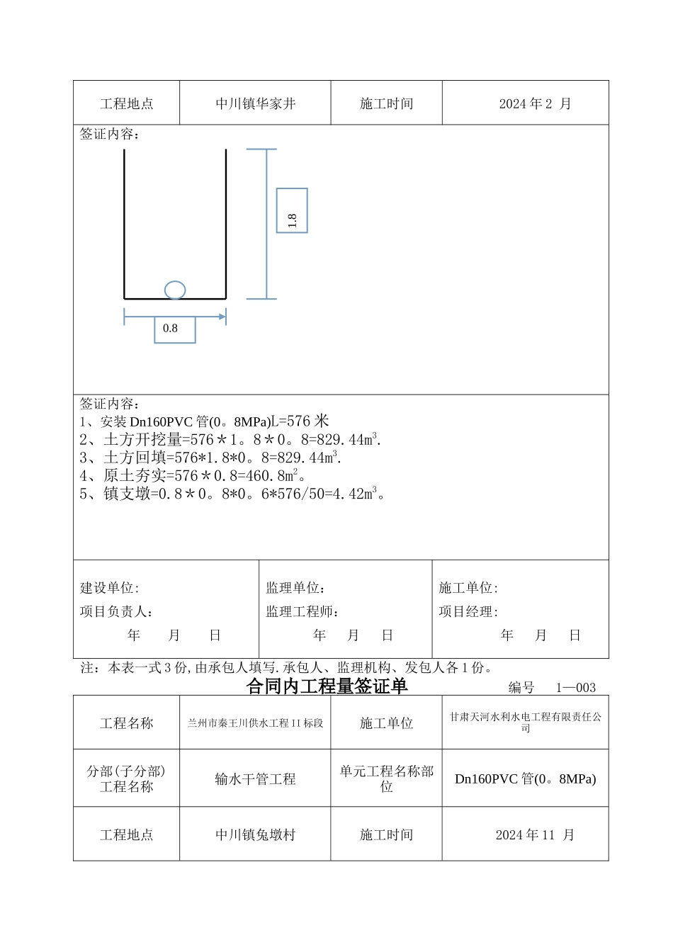 工程量签证单45552_第2页