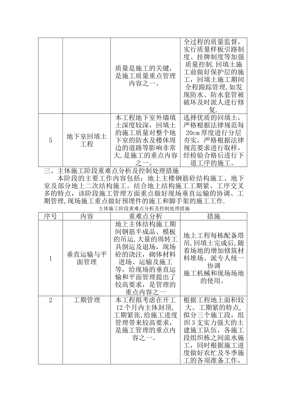 工程项目实施的重点、难点和解决方案_第3页