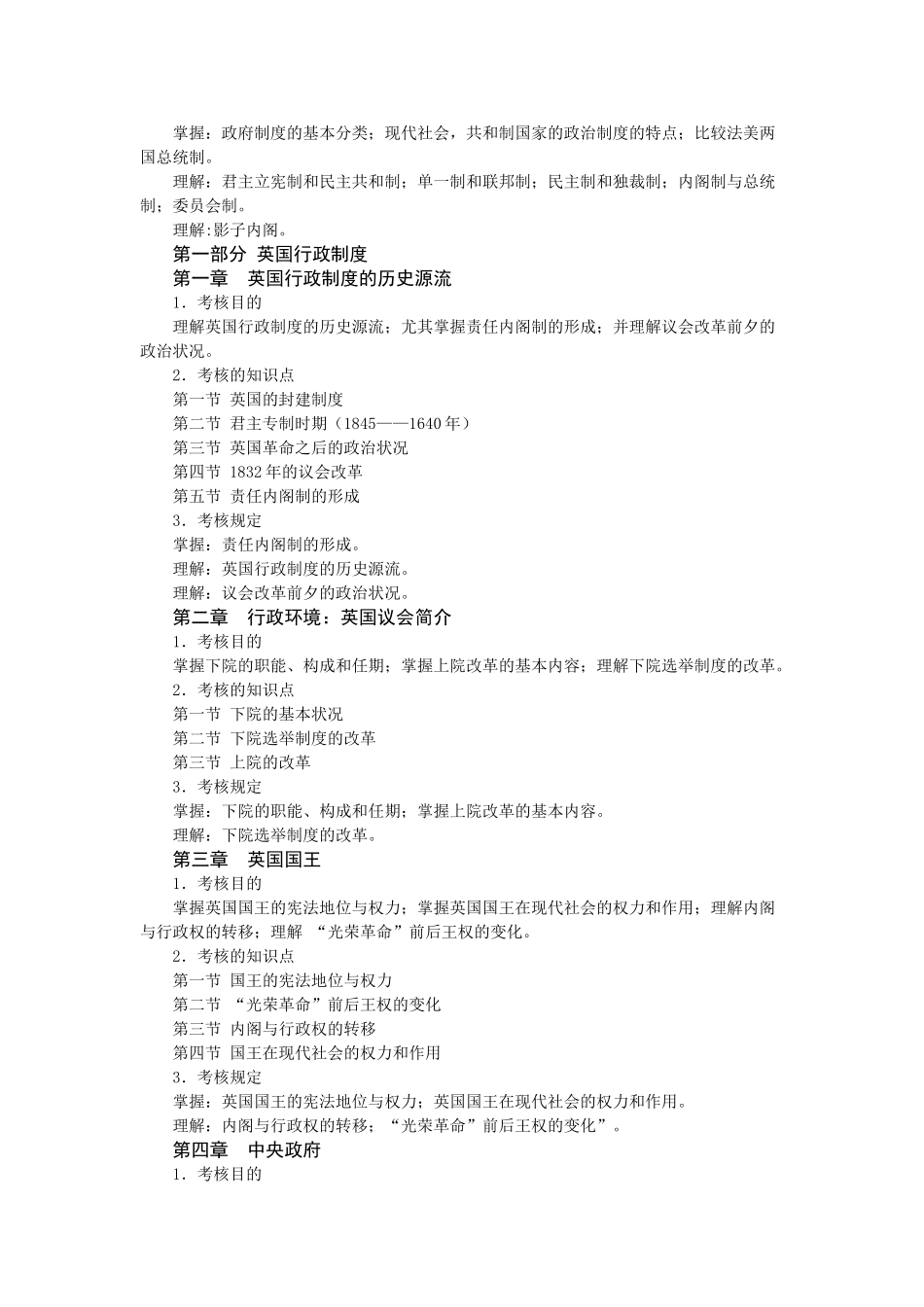 2025年西方行政制度考试大纲_第2页