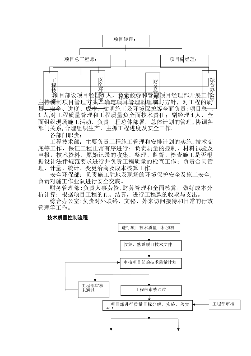 工程项目经理部工作流程_第2页