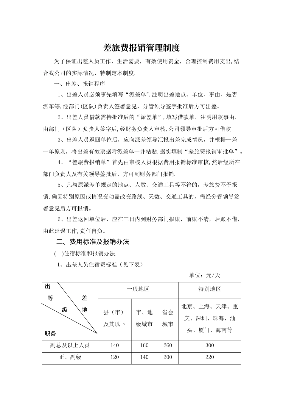 差旅费管理规定_第1页