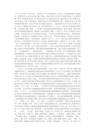 2025年施工管理施工员实习日记模板