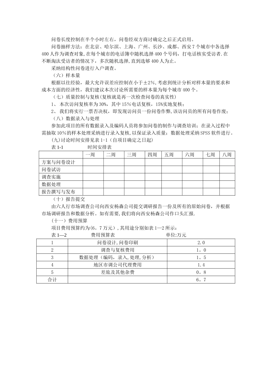 市场调查方案(经典范文)_第2页