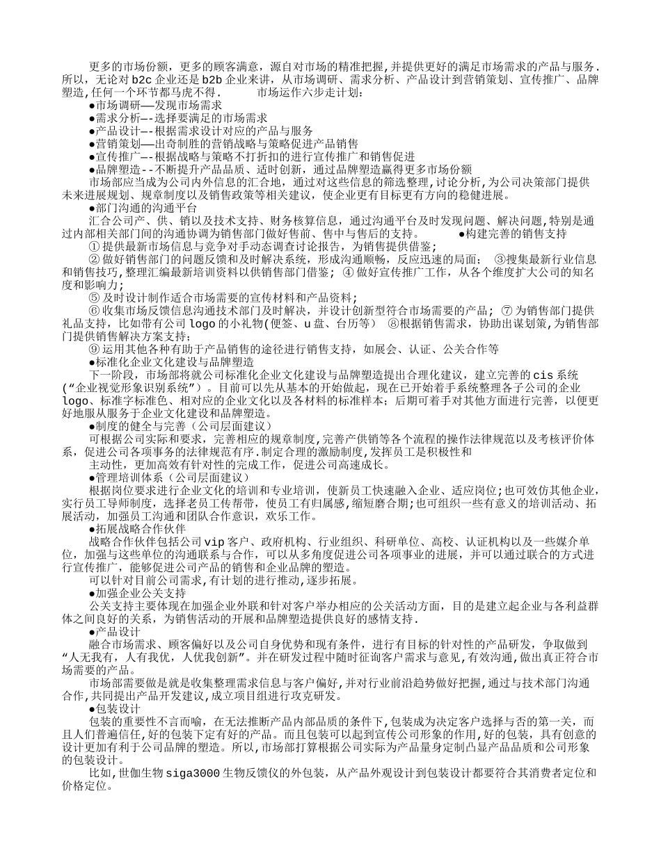 市场部年度工作总结PPT_第2页