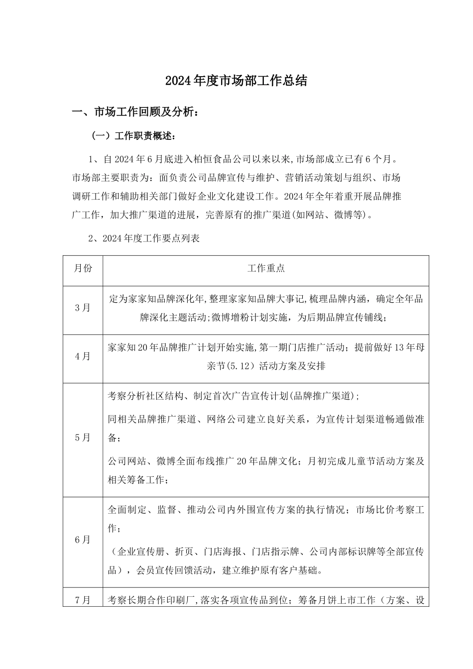 市场部年度工作总结暨工作计划_第1页