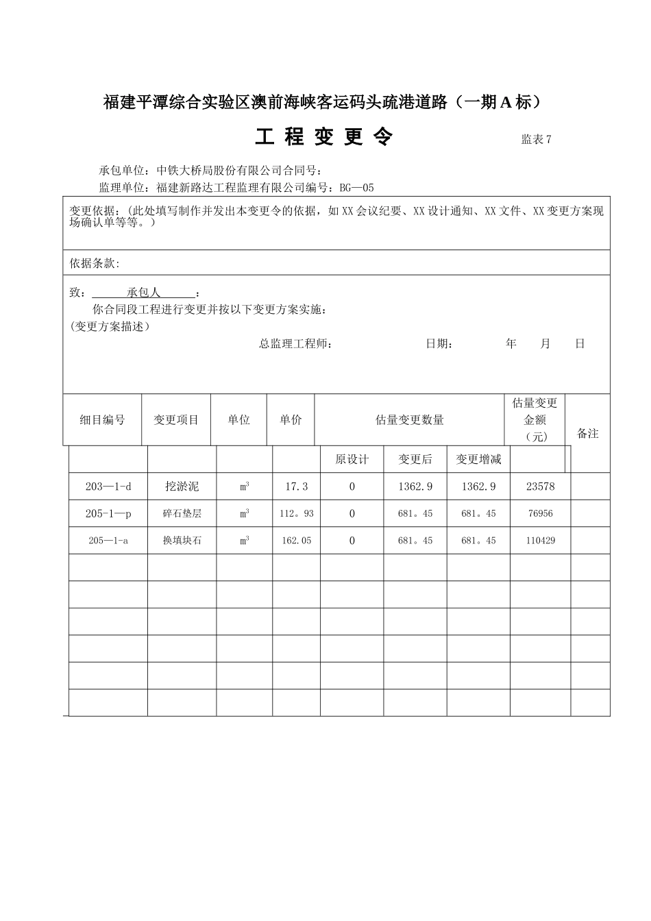 市政工程变更格式_第2页