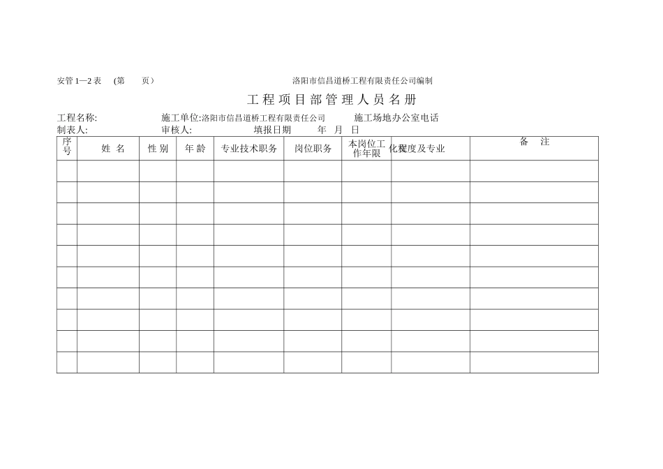 市政工程施工现场安全管理资料全套样本参考_第3页