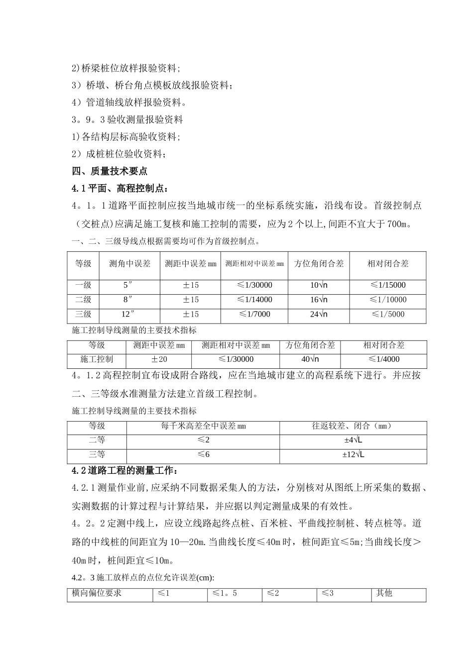 市政工程测量监理细则_第3页