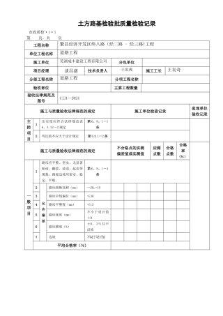 市政工程质检检验批表格汇总-好![1]