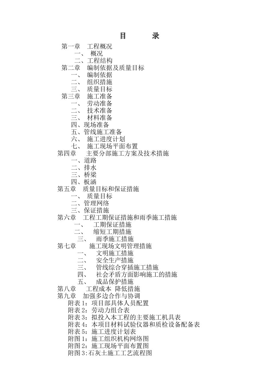 市政道路工程施工方案_第1页