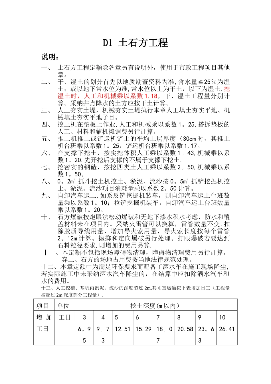 市政预算工程量计算规则_第1页