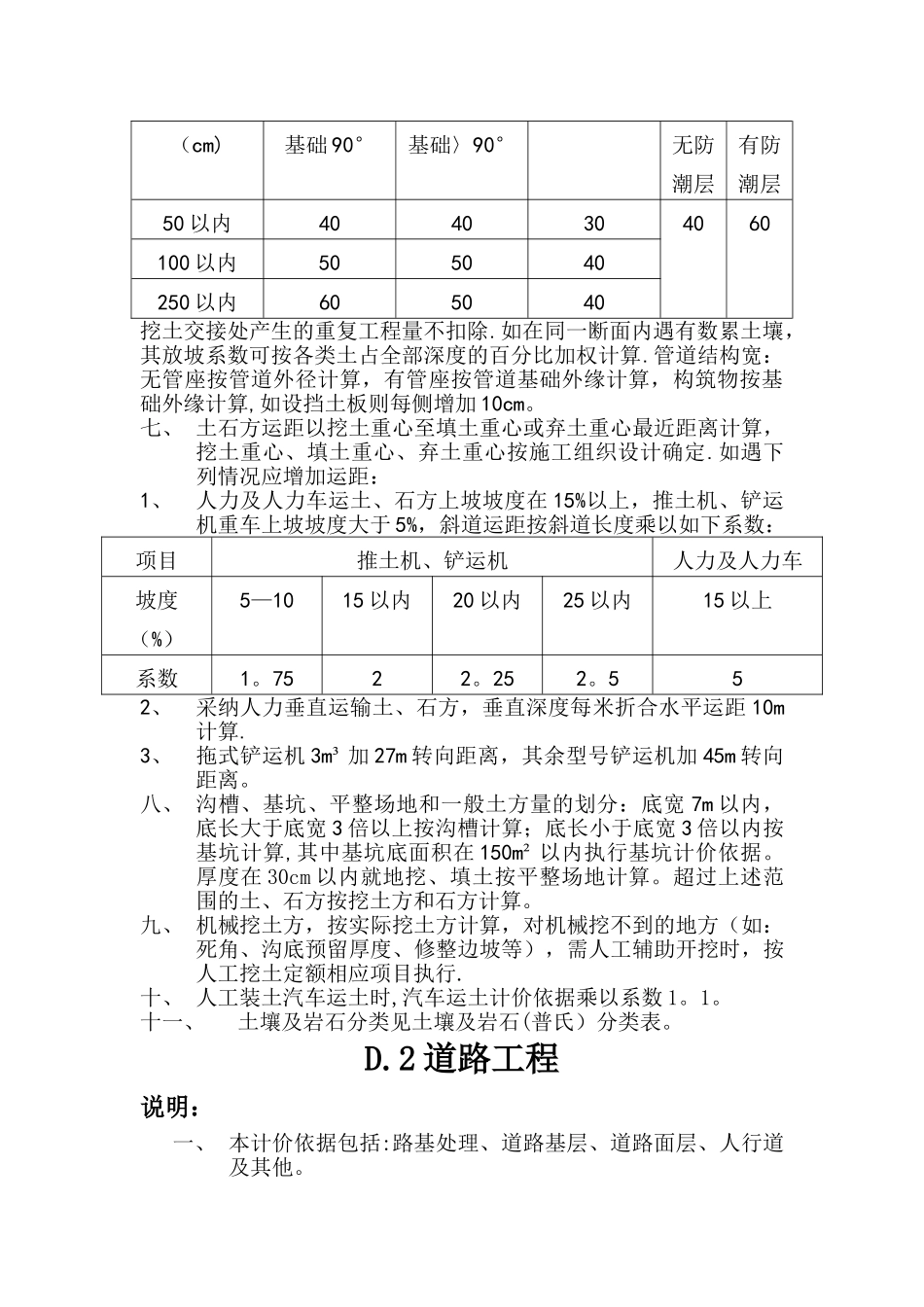 市政预算工程量计算规则_第3页