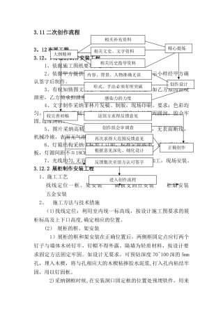 布展工程工艺-质量与效果方案