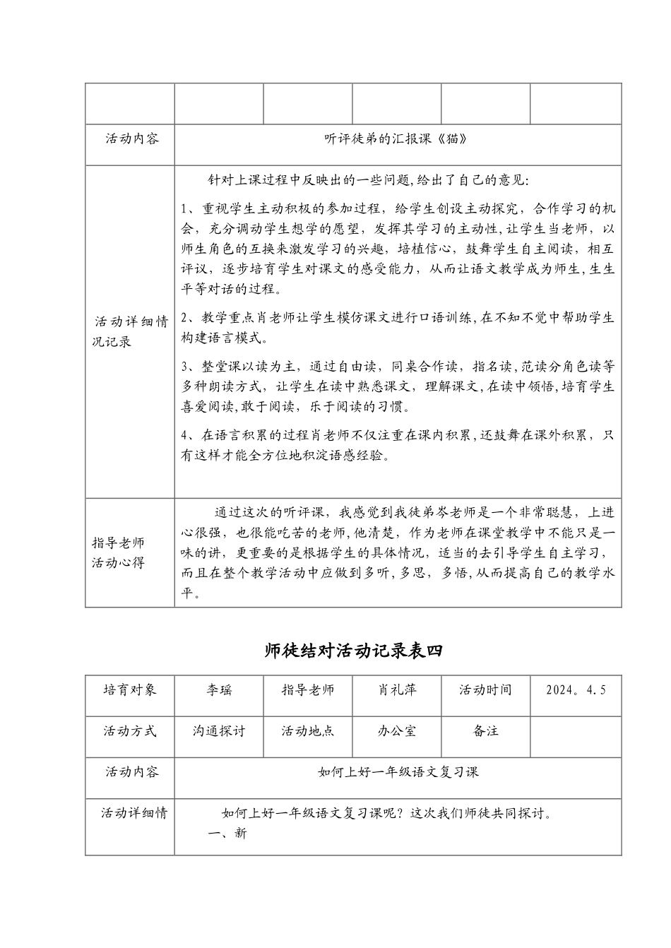 师徒结对活动记录表05504_第3页