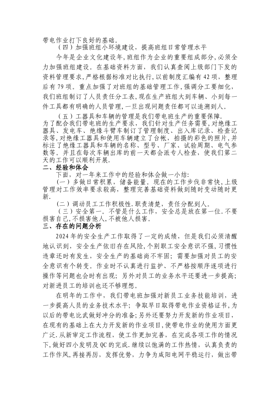 带电班工作总结_第2页