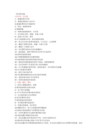 常见安全隐患300条