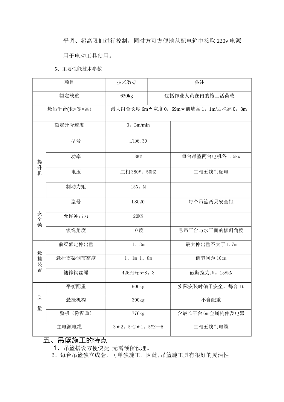 幕墙吊篮及轨道专项施工方案_第3页