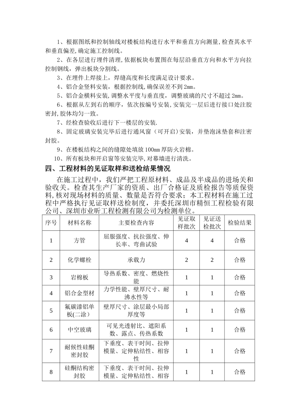 幕墙子分部工程施工技术总结_第3页