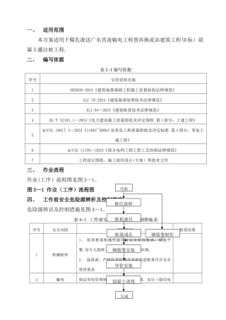 干作业成孔混凝土灌注桩施工