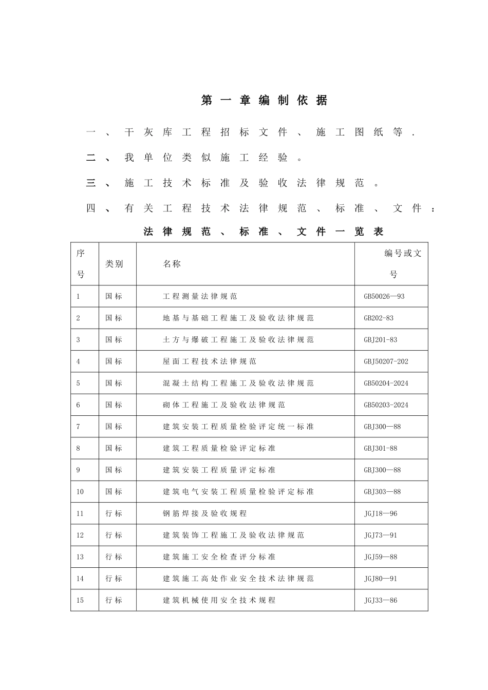 干灰库工程施工组织设计方案_第1页