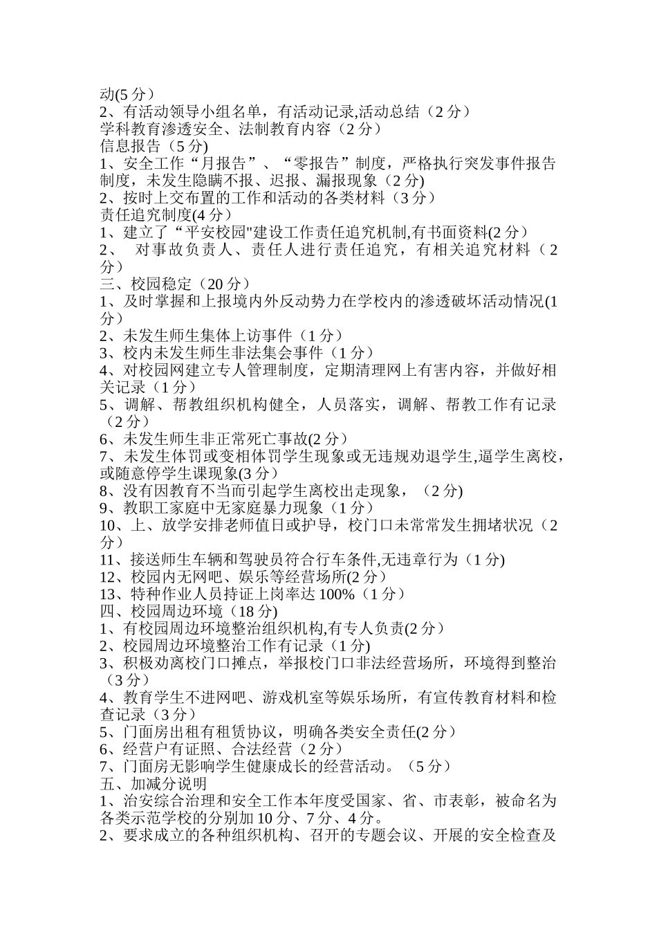 平安校园建设考核评估细则_第2页