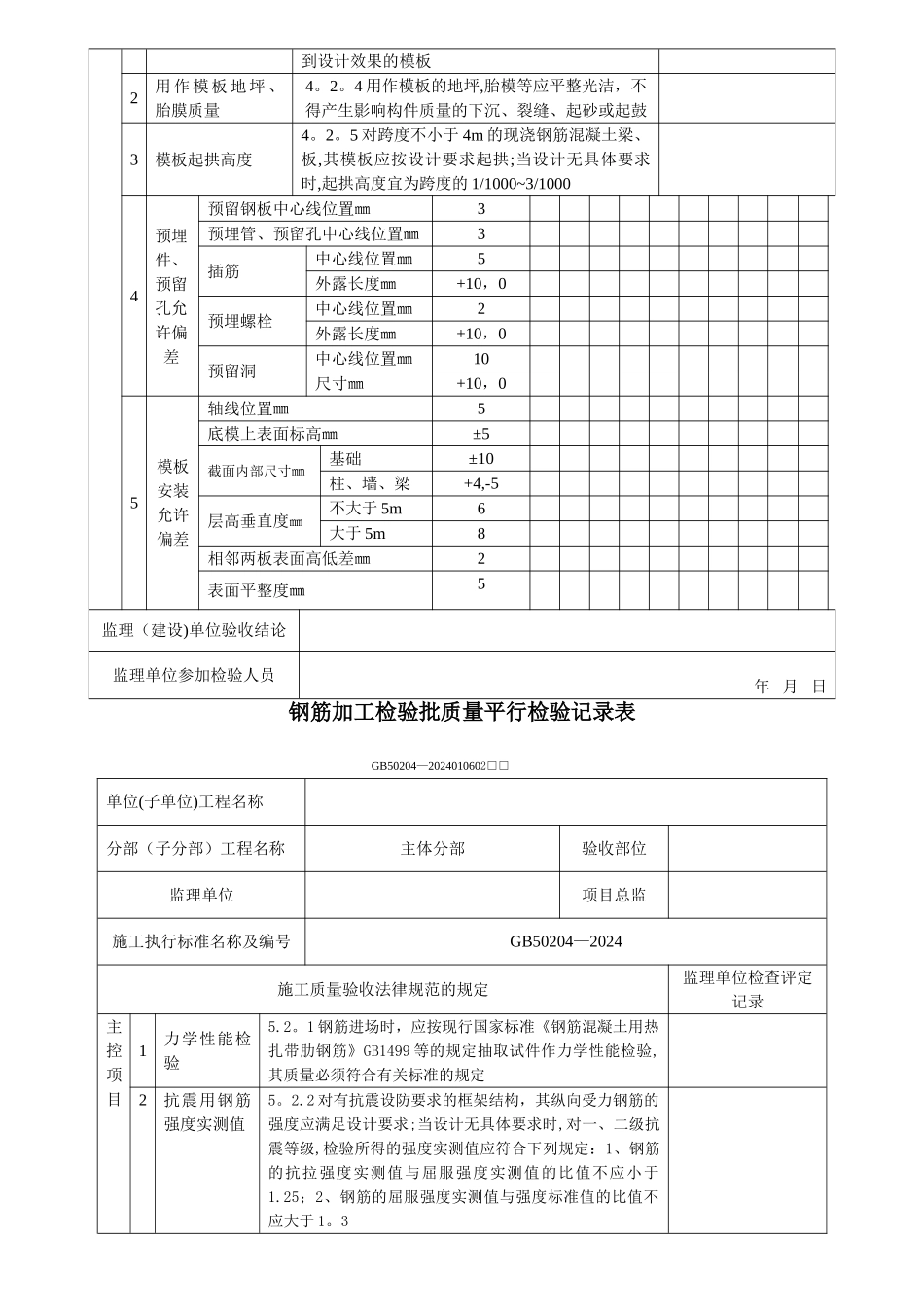 平行检验记录表(最新版)_第2页