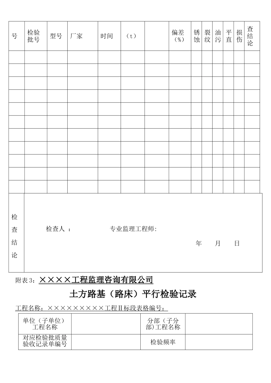 平行检验记录表(样板)_第2页
