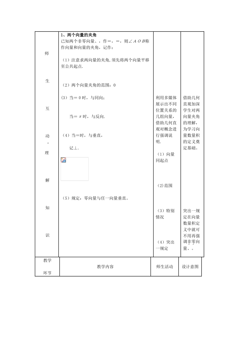 平面向量数量积的教案_第3页