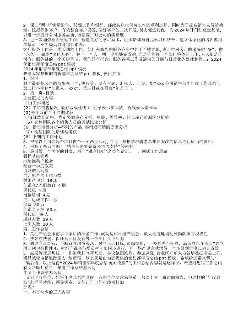 年度工作总结PPT范文_第2页