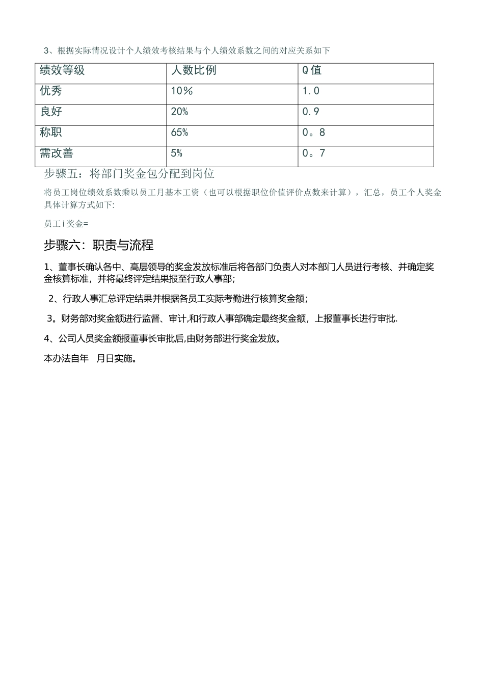 年终奖分配方案(权重)_第3页