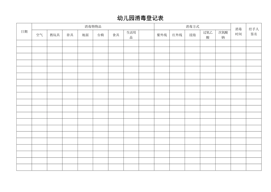 幼儿园专用表格大全_第3页