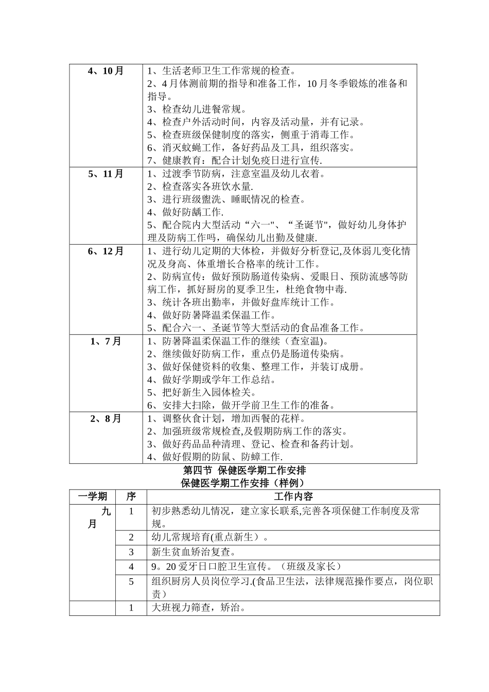 幼儿园保健医一日生活常规流程_第3页