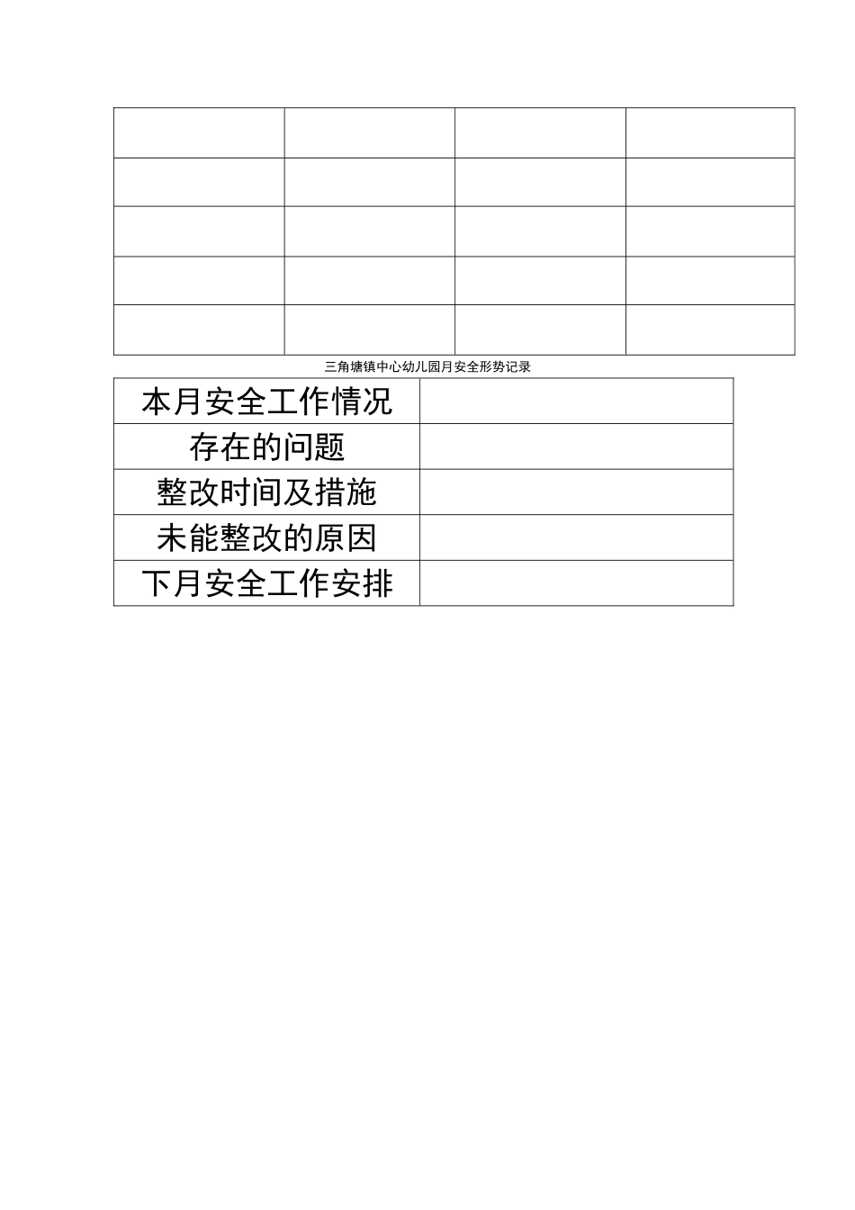 幼儿园安全工作台帐_第3页