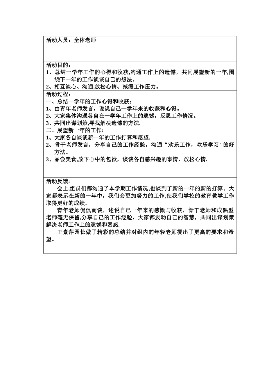 幼儿园工会小组活动情况记录表_第3页