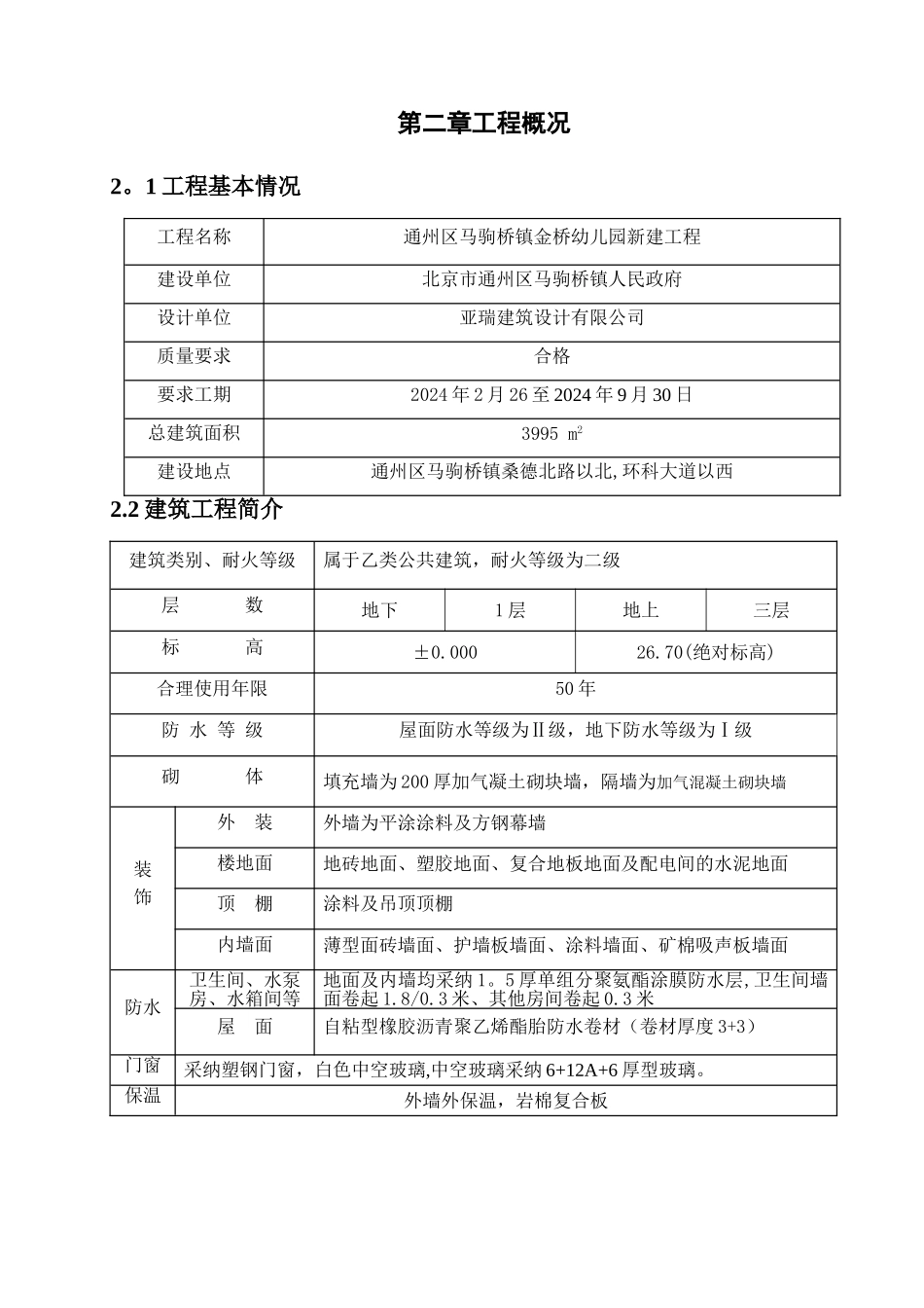 幼儿园装饰施工方案_第3页