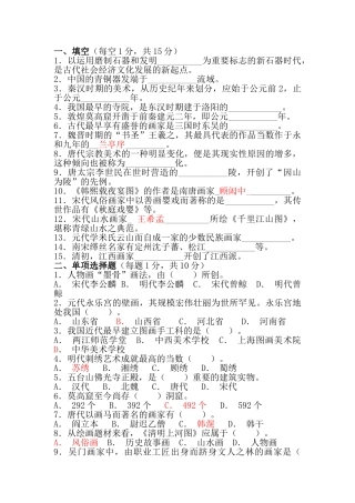2025年美术教师招聘全真模拟试卷