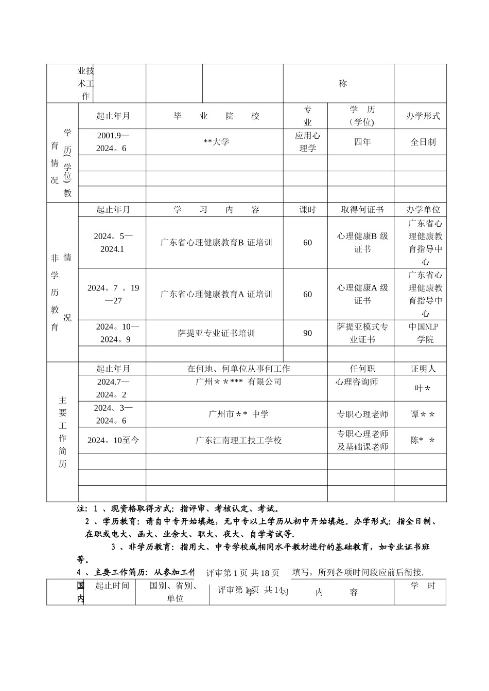 广东省专业技术资格评审表_第3页