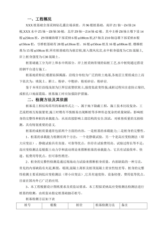 广州大桥桩基检测施工方案
