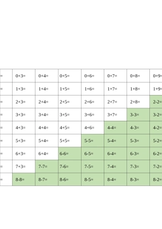 10以内加减法练习A4直接打印版