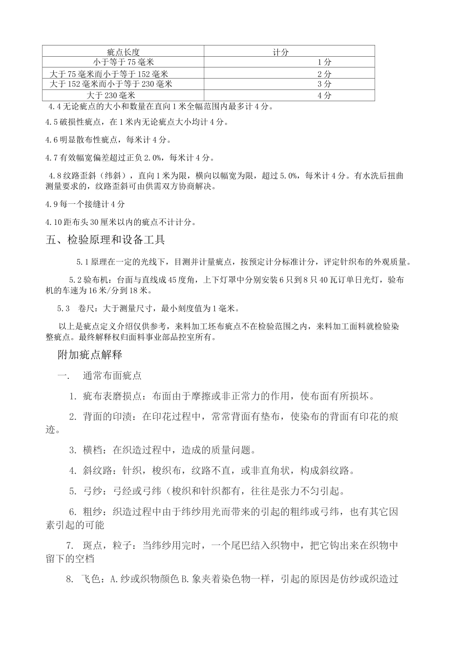 针织检验标准_第2页