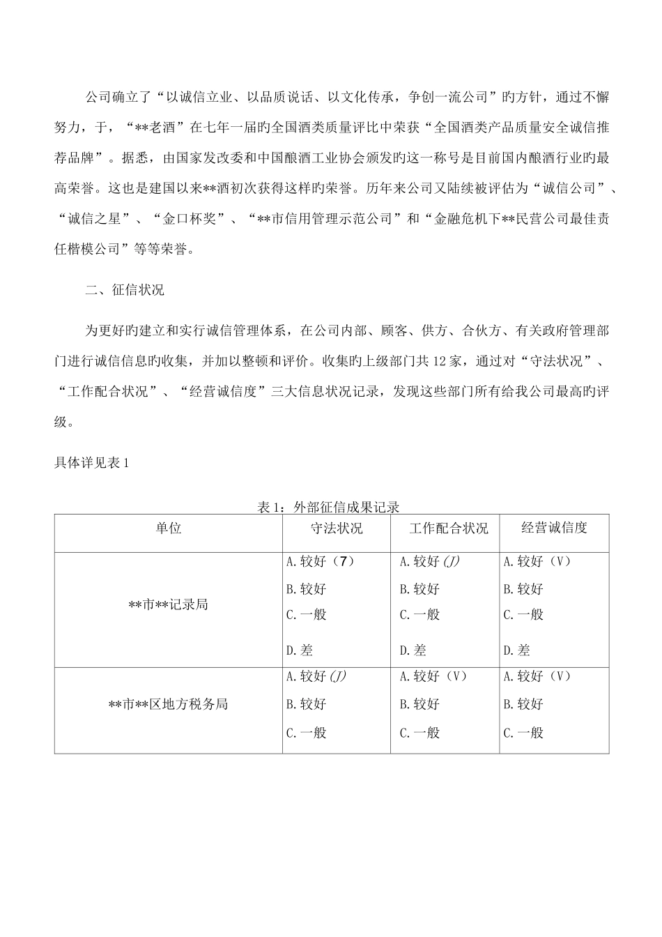 诚信管理体系征信评价报告_第3页