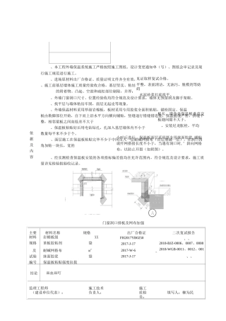 外墙粘贴岩棉板保温隐蔽
