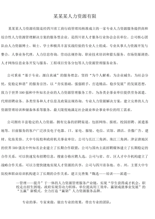 代理招聘方案 