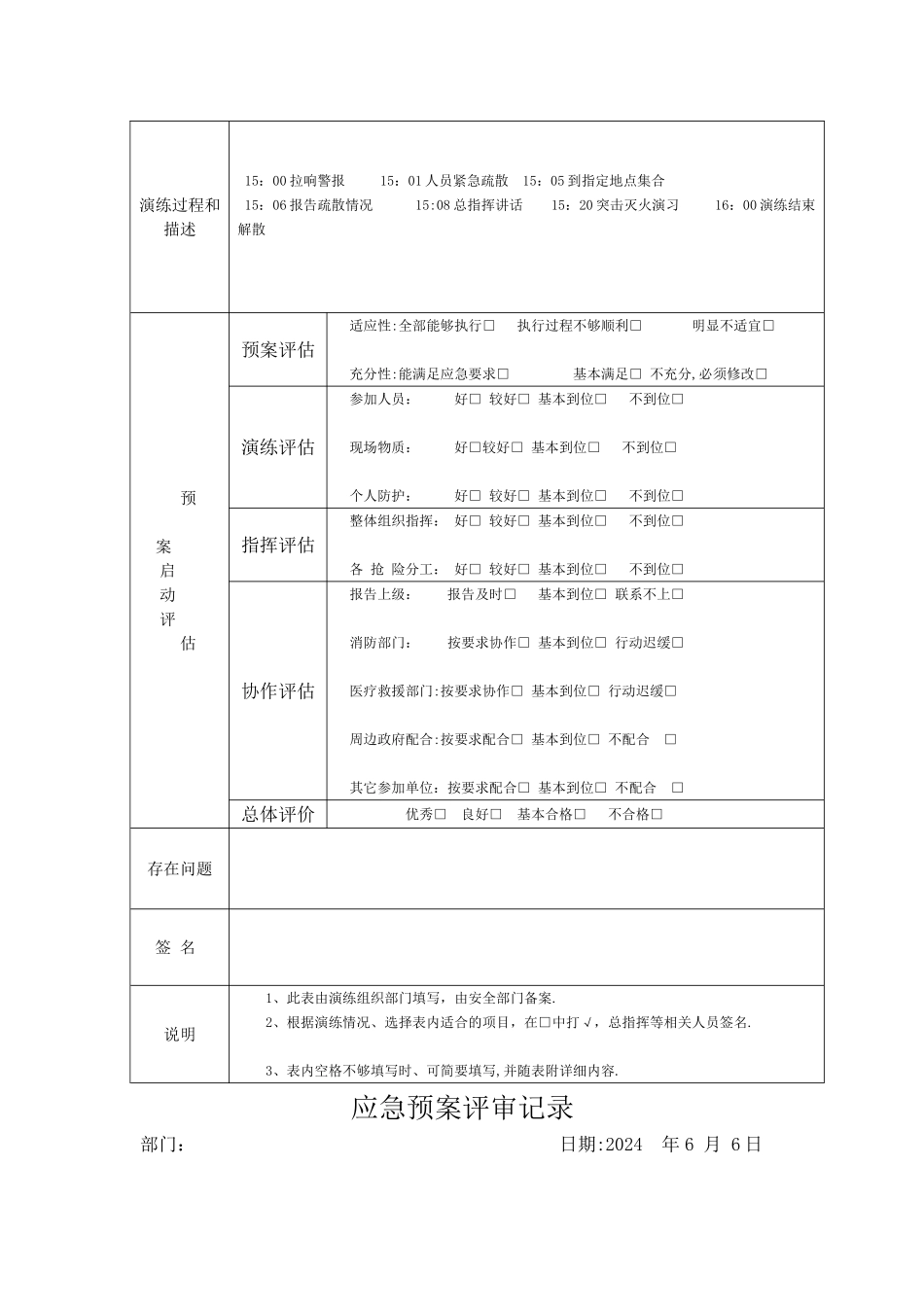 应急预案演练计划_第3页
