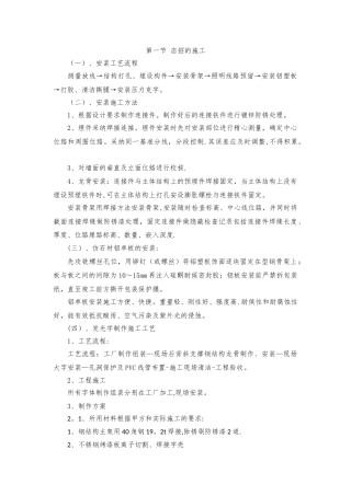 店招工程施工工艺