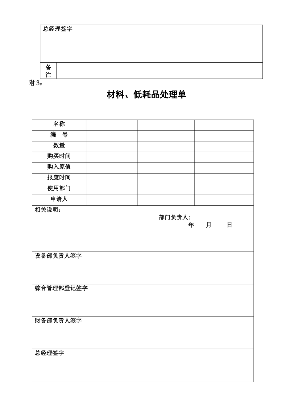 废旧物资管理办法及处理流程_第3页