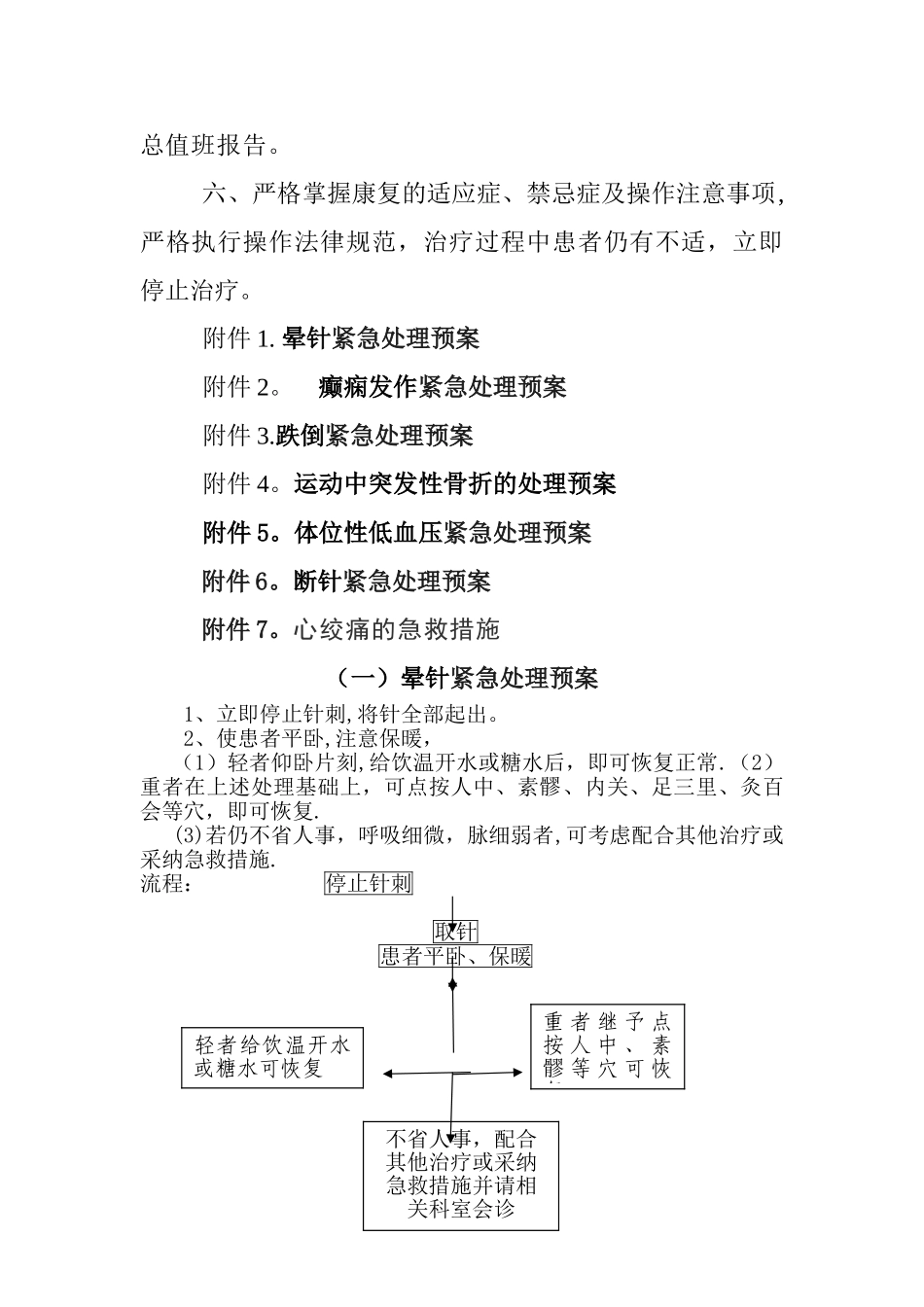 康复意外紧急处置预案与流程_第2页