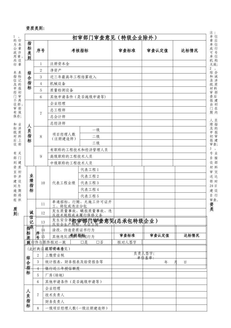 建筑业企业资质申请表及填表说明_第3页