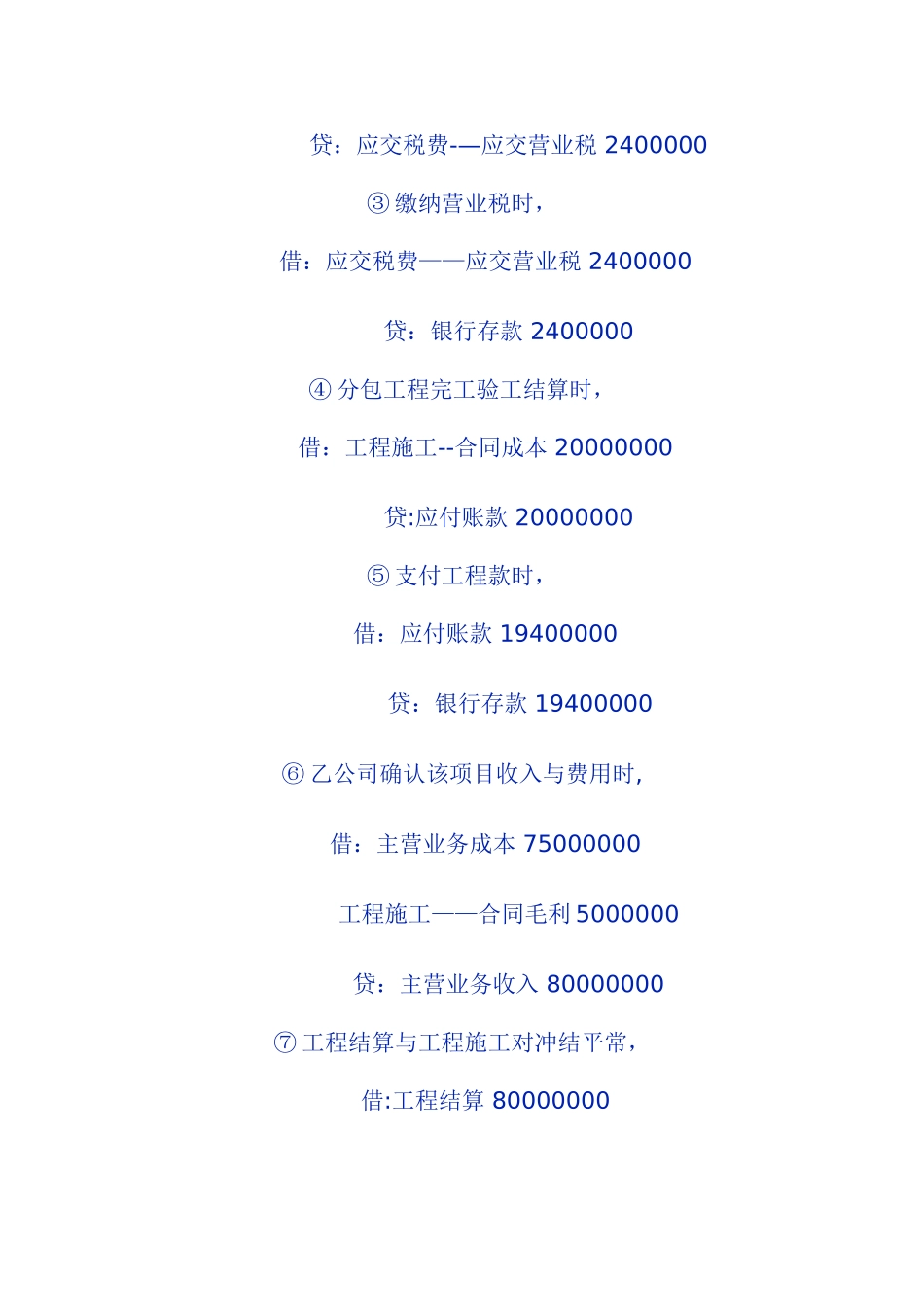 建筑公司分包工程的账务处理_第2页